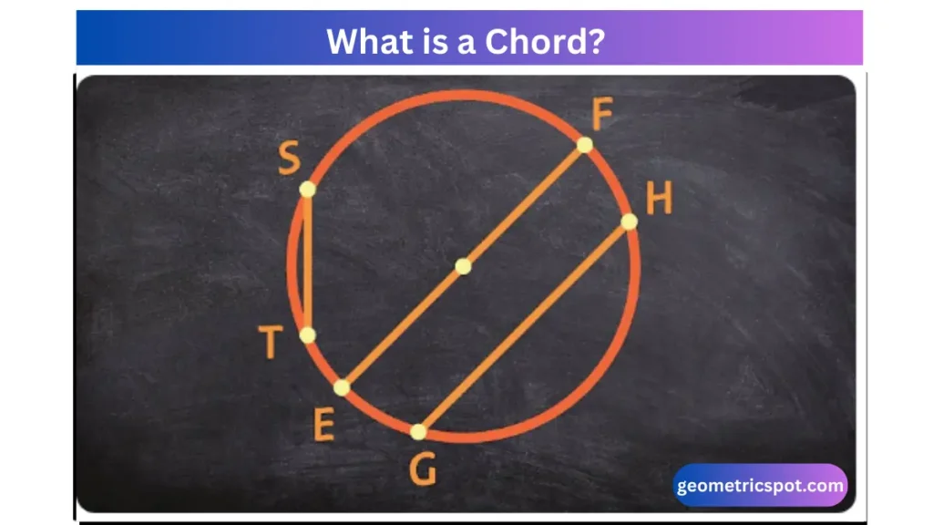 What is a Chord? Basic properties of chord with examples