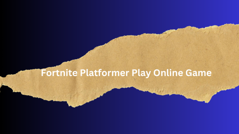 Fortnite Platformer Play Online Game